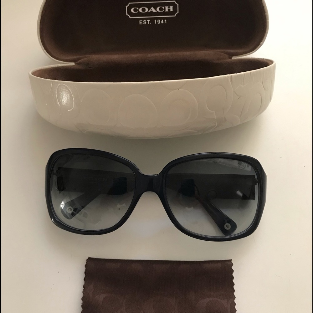 Blue Coach sunglasses